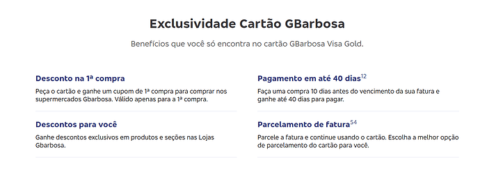Como ver a fatura do cartão GBarbosa?