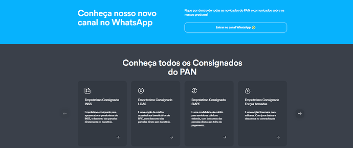 Como fazer empréstimo no Banco PAN pelo WhatsApp?