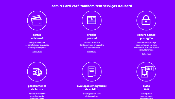 Qual o melhor cartão: N Card ou Yours