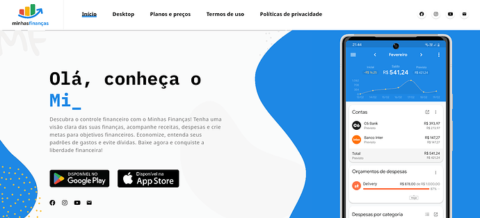 O aplicativo Minhas Finanças é seguro?