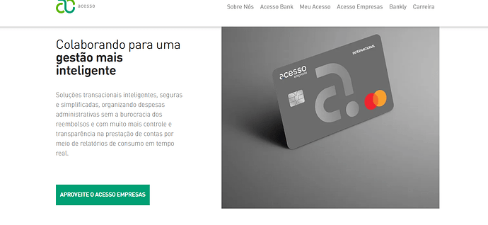 Qual o melhor cartão: Acesso ou BluBank