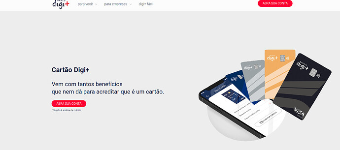 Como conseguir o Cartão de Crédito Digi+ Infinite Visa