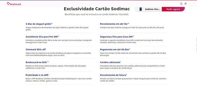 Como conseguir o Cartão de Crédito Sodimac Visa Gold
