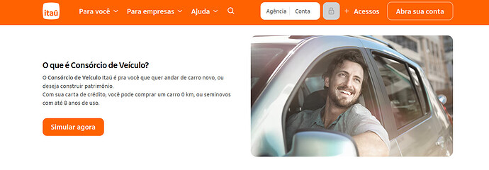 veículo para consórcio Itaú