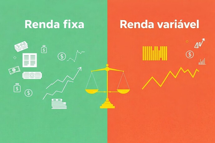 Qual a diferença entre renda fixa e renda variável