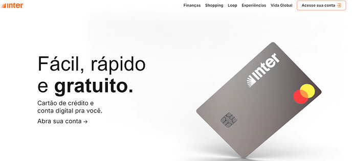 Qual o melhor cartão: Original Internacional ou Banco Inter