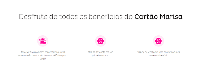 Cartão Marisa Itaucard