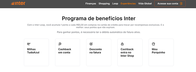 Cartão Platinum Inter tem anuidade?