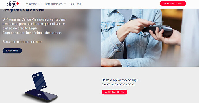 Como conseguir o Cartão de Crédito Digi+ Platinum Visa