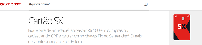 Qual o melhor cartão: N Card ou Santander SX
