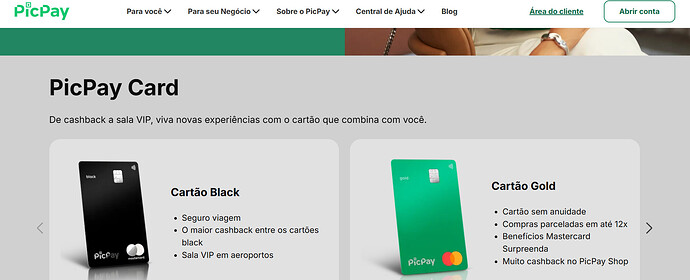 PicPay é conta corrente ou poupança?