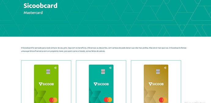 Como conseguir o Cartão de Crédito Sicoob