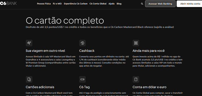 Como não pagar anuidade C6 Carbon?
