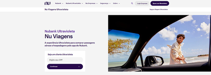 Nubank programa milhas