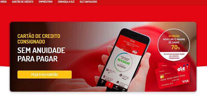 Qual o melhor cartão: Consignado Olé ou BRB Flamengo