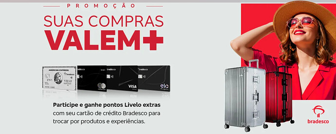 Promoção Bradesco: Ganhe até 60.000 pontos extras na Livelo, Veja como aproveitar!
