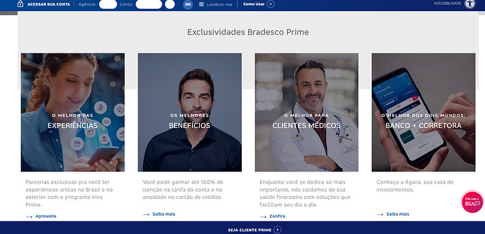 Qual a diferença entre Bradesco Exclusive e Prime?