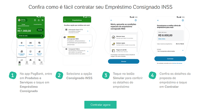 Empréstimo consignado PagBank