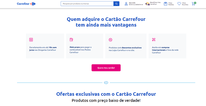 Como conseguir o cartão Carrefour Nacional