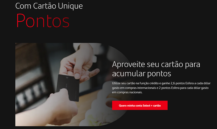 Cartão Santander Unique Mastercard Black