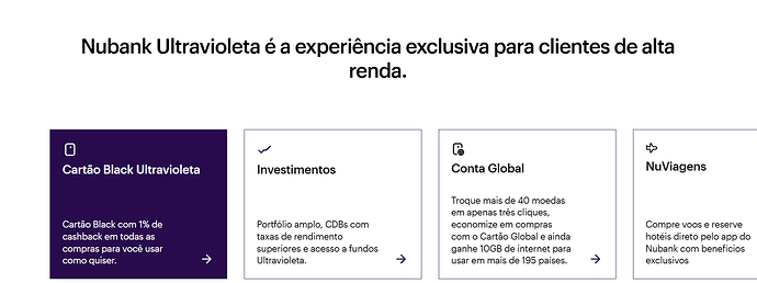 Cartão Nubank Ultravioleta vale a pena?