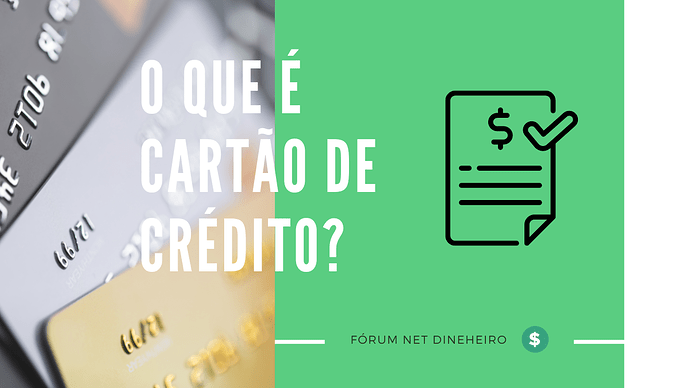 O que é cartão de crédito