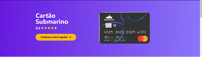 Qual o melhor cartão: Submarino ou Player’ s Bank