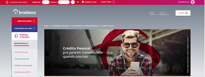 Quem recebe auxílio-doença pode fazer empréstimo no Bradesco