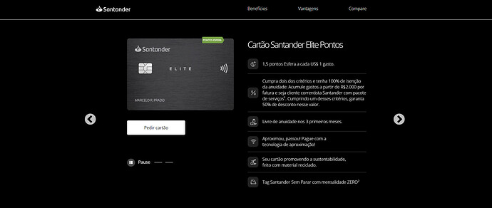 Como conseguir o Cartão de Crédito Santander Elite Platinum