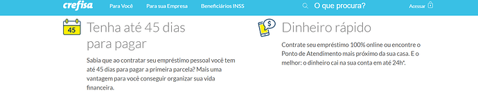 Qual o valor que a Crefisa libera para baixa renda?