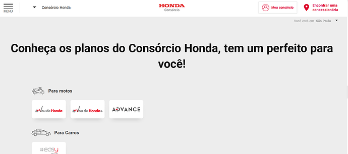 Qual a média de lance do consórcio Honda?