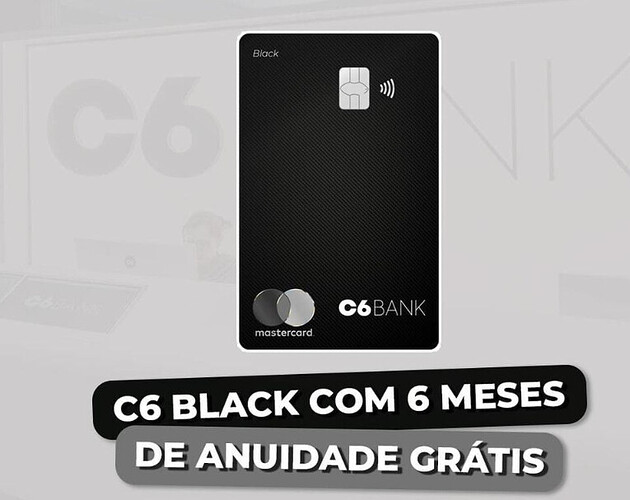 Qual o limite do cartão Black C6?
