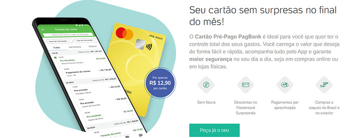 O que é conta pré-paga?