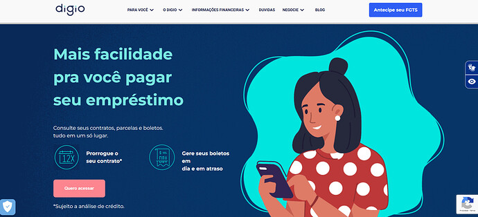 Como saber se tenho empréstimo no banco Digio?