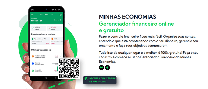 Existe algum app que puxa automaticamente meus gastos do cartão de crédito?