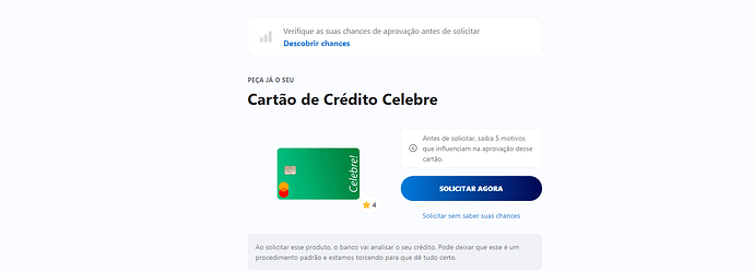 Como conseguir o Cartão de Crédito Celebre Mastercard