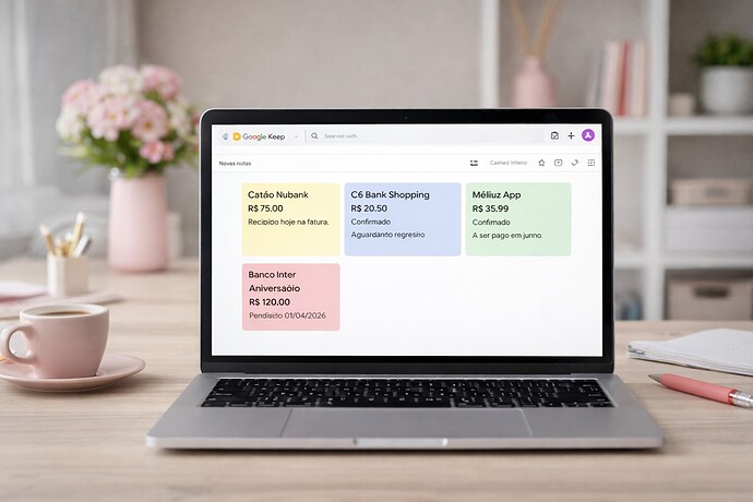 valores recebidos em cashback
