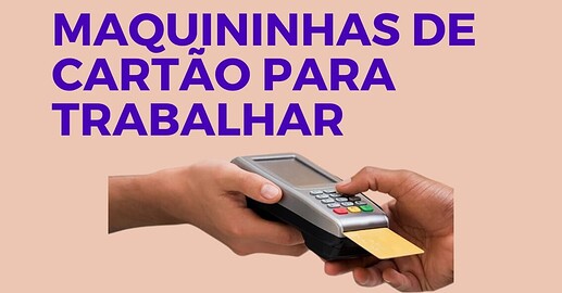 maquininha de cartão
