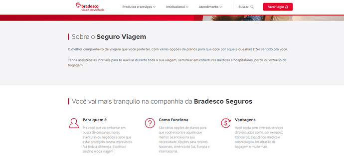Cartão bradesco seguros internacional