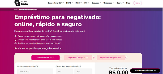 Onde conseguir empréstimo de 5 mil para negativados?