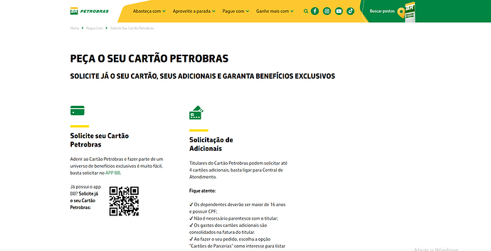 Como conseguir o Cartão de Crédito Petrobras