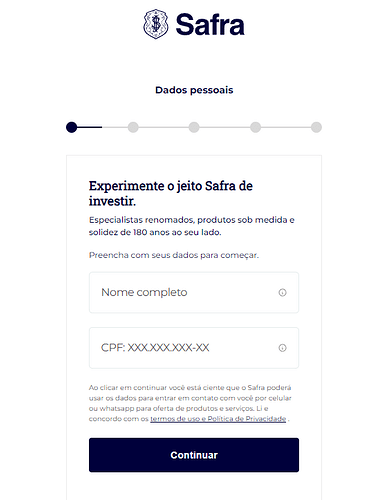 Abrir conta Banco Safra