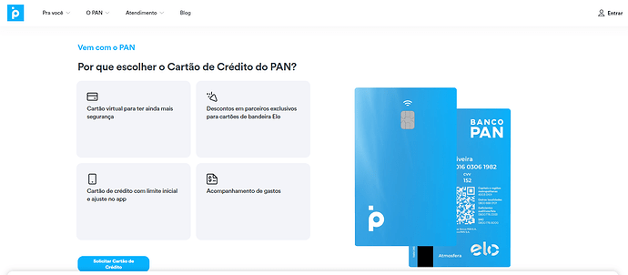 Como conseguir o Cartão de Crédito PAN Buscapé