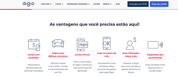 Cartão internacional Digio é bom?