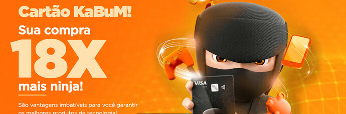 Cartão KaBuM tem anuidade?