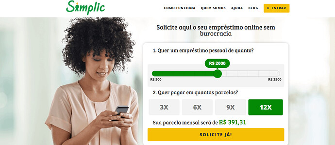 Como funciona o empréstimo do Simplic?