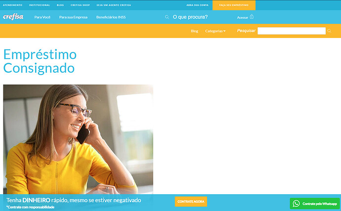 Empréstimo consignado Crefisa