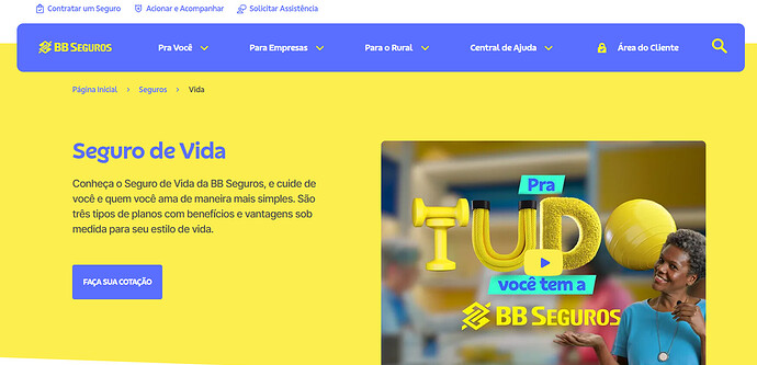 Seguro de vida Banco do Brasil