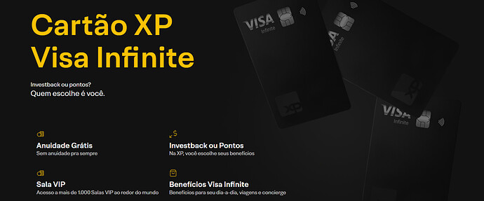 Quem tem cartão Rico não pode ter XP?