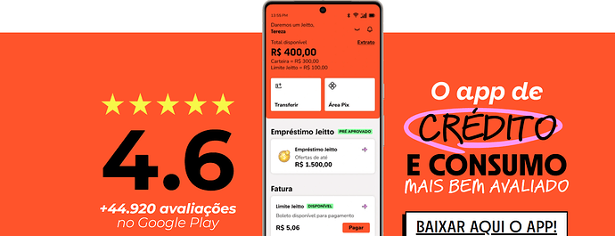 Quanto o Jeitto libera?